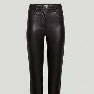 Leather Aritzia Wilfred Melina Pant Size 8 Short